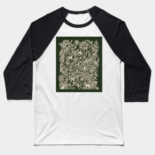 Little green forest Baseball T-Shirt